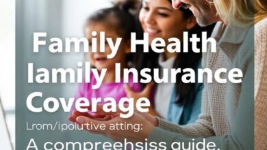 A happy family consulting with a health insurance agent, discussing coverage options and benefits.